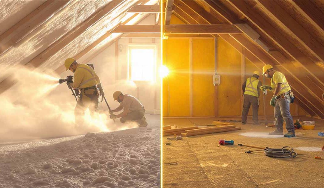 Spray Foam vs. Fiberglass: Quick Guide for Homes & Businesses